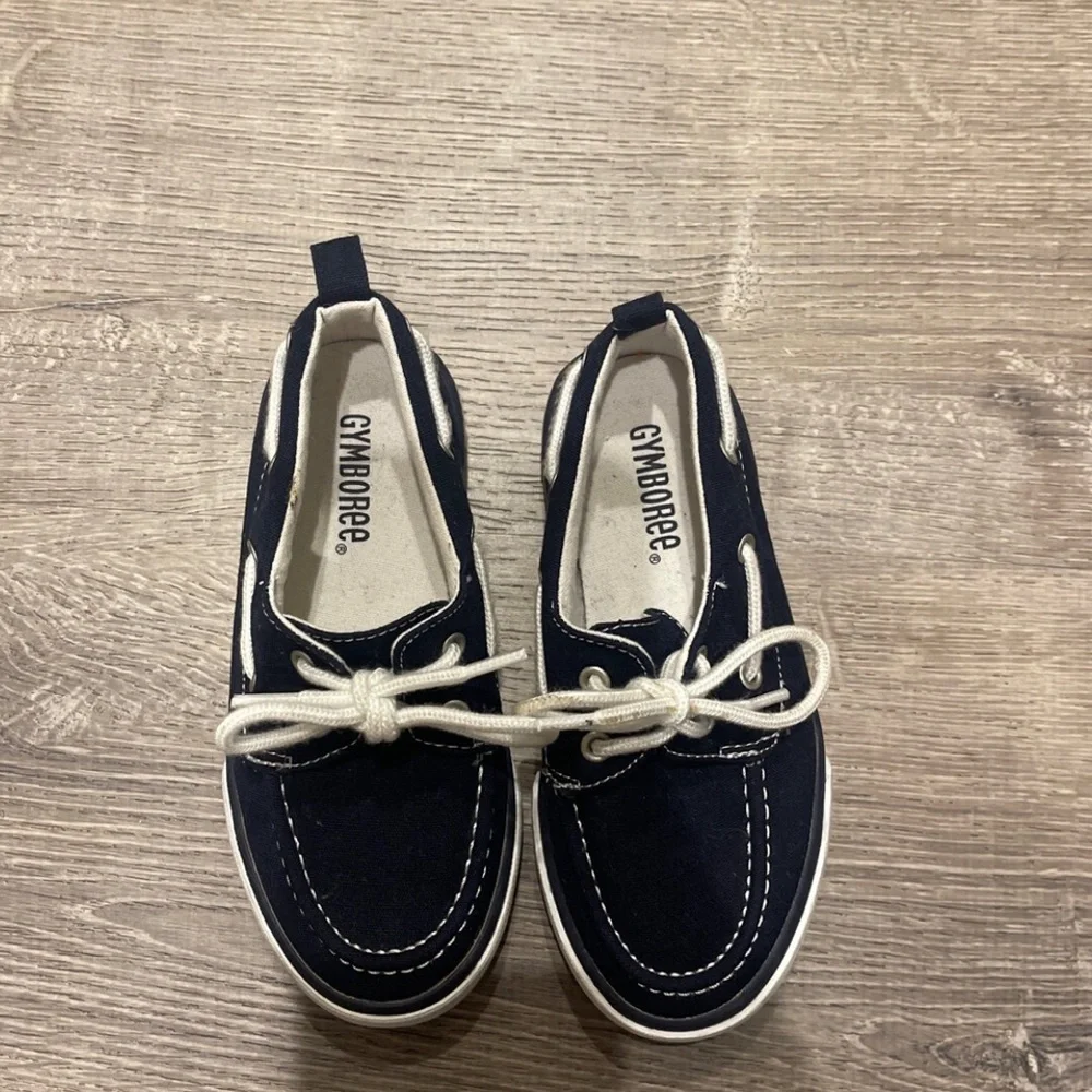 Gymboree Toddler Boys Size 11 Navy Shoes